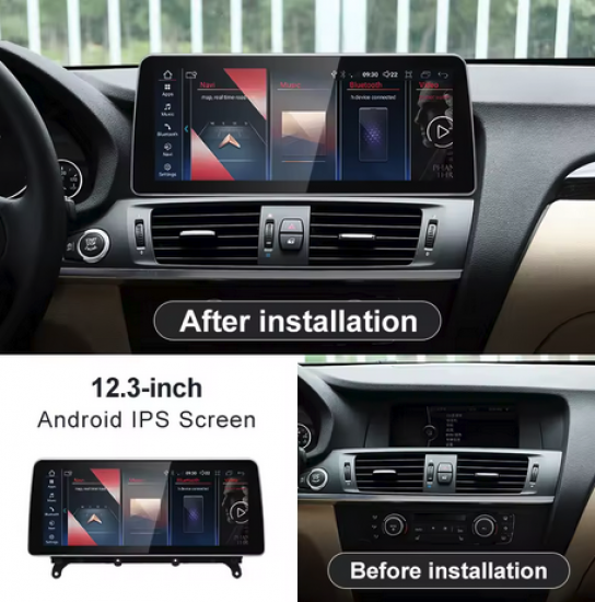 BMW X3 F25 12,3" Android – CIC – CarPlay/AA